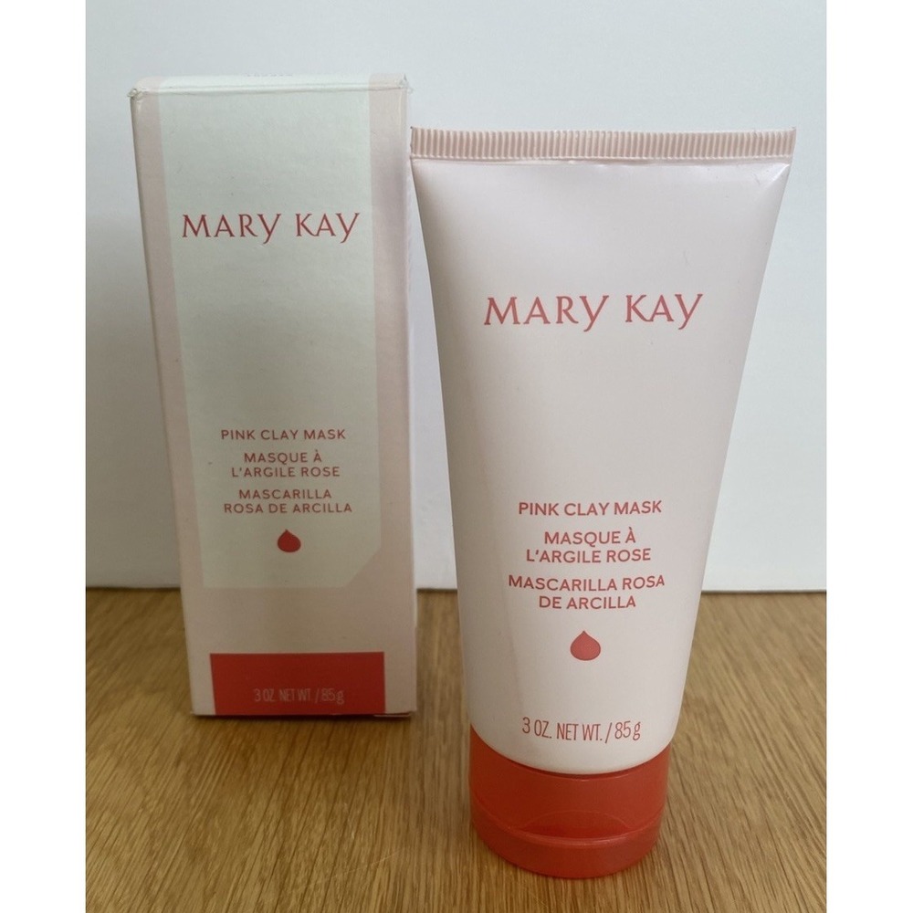 Mary Kay PINK CLAY MASK Dry Oily Skin Cleanser Exfoliator Facial‎ 3 oz/85g New